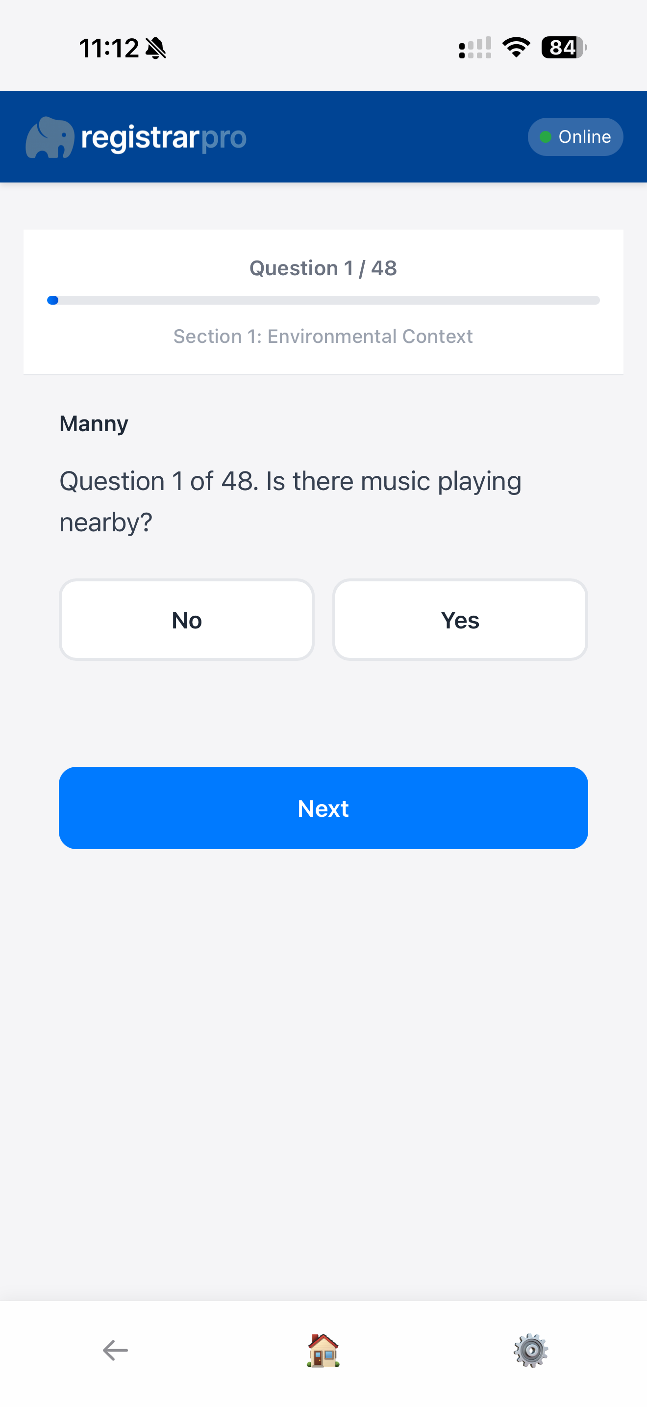Welfare Assessment Scoring